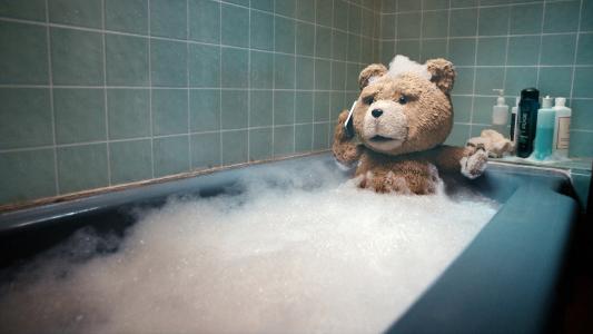 泰德洗澡壁纸