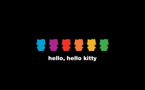 Hello Kitty形状壁纸