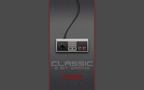 任天堂控制器灰色的灰色NES高清壁纸