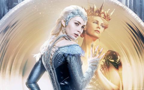 Ice Queen & Evil Queen The Huntsman Winter's War wallpaper