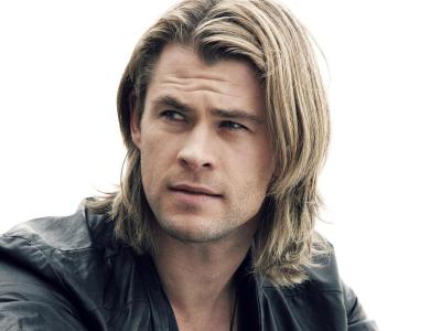 克里斯Hemsworth，名人，演员，明星，长长的头发，蓝色的眼睛，英俊的男人壁纸