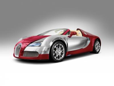 Bugatti Veyron red roadster wallpaper