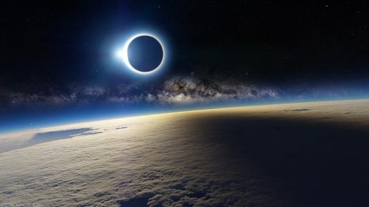 太空星球，Eclipse的壁纸