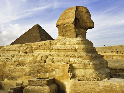 开罗埃及附近的狮身人面像高清壁纸