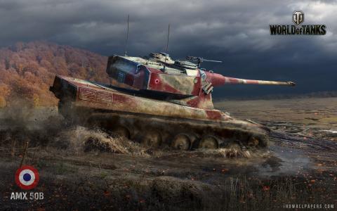 AMX 50B World of Tanks wallpaper