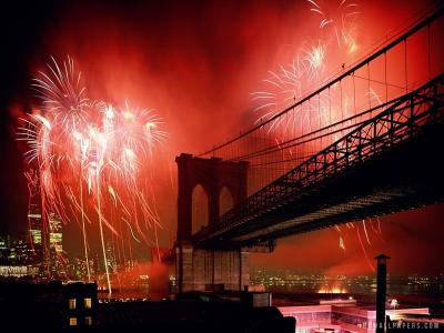 庆祝布鲁克林大桥壁纸