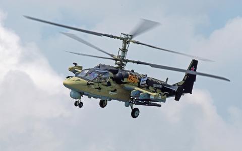 KA-52直升机，俄罗斯壁纸