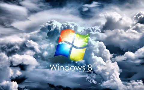 Windows 8云图像壁纸