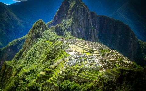 马丘比丘，秘鲁，景观，山，大自然，壁纸