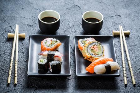 食物，寿司，筷子壁纸