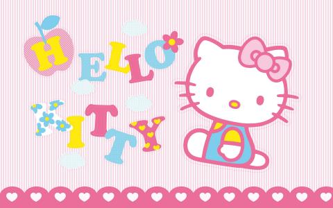 粉红色的Hello Kitty高分辨率图像壁纸
