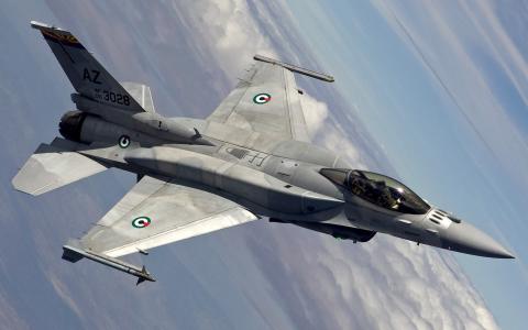 飞机，军事，空军，F-16战隼，阿拉伯联合酋长国空军的壁纸