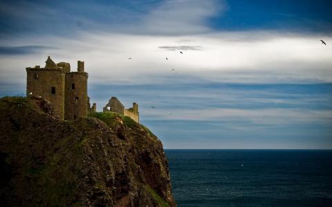 邓诺特城堡 - 苏格兰壁纸