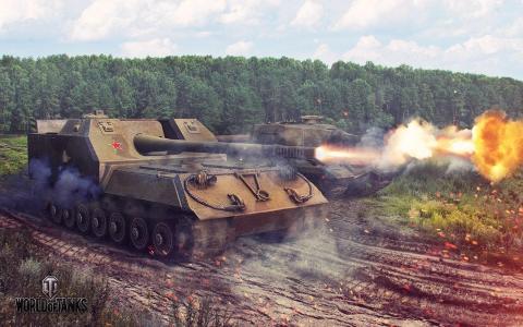 坦克世界射击对象263游戏3D图形壁纸
