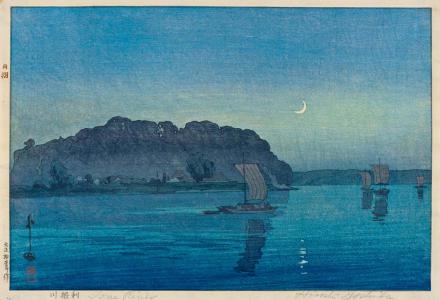 吉田博，艺术品，船舶，日本壁纸