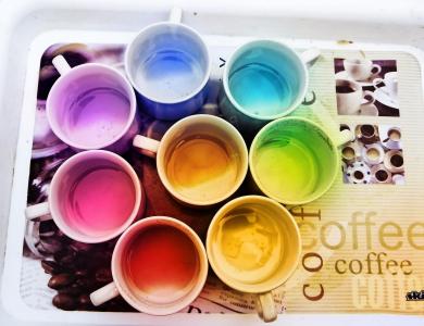 彩虹咖啡壁纸