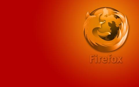 橙色的Firefox壁纸