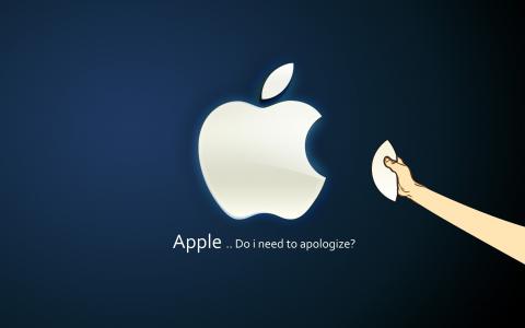 苹果问题壁纸