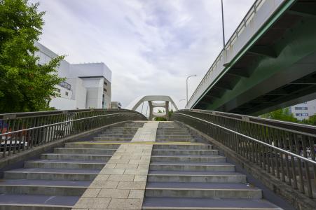 名古屋若宫大桥拱桥免费照片