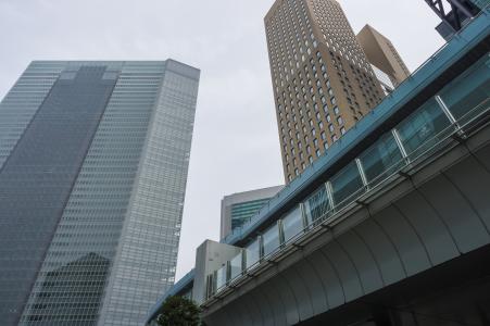 Shiodome免版税库存照片高层建筑物