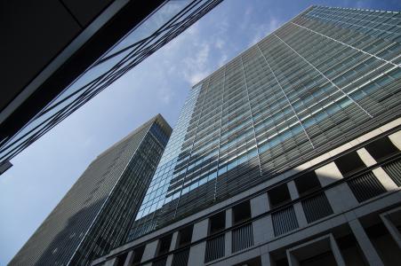Nihonbashi免版税库存照片高层建筑物