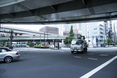 在Nihonbashi附近的交叉点免费图片