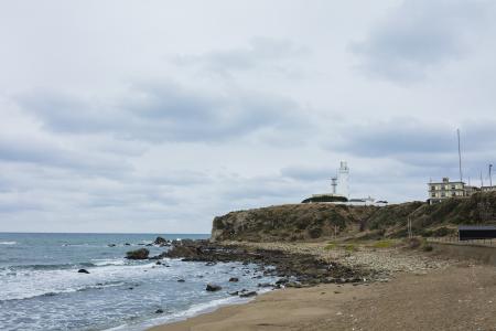 从Kim滨海岸可见的Inubozaki灯塔免费照片