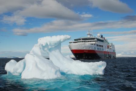 船，冰，美丽，南极