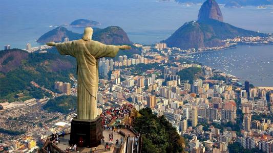 里约热内卢，城市，山脉，海洋，巴西，游客