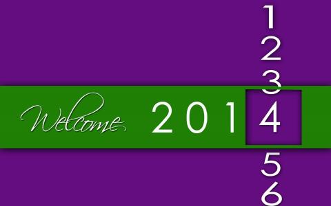 新年，假期，数字，年，2014，紫色，绿色，新年，背景，壁纸，宽屏，全屏，宽屏，高清壁纸，背景，壁纸