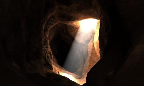 洞穴，光，地牢，旅行