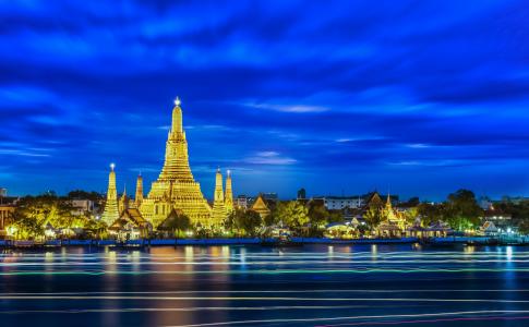 泰国，曼谷，佛教，城市