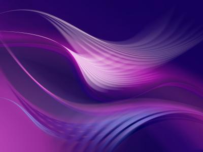 抽象的紫色，能源，流动，波浪