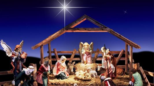 耶稣，明星，晚上，新年，晚上，假期，圣诞节