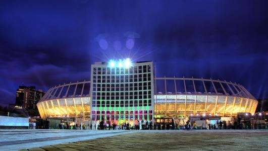 基辅，nsk奥林匹克，中央入口