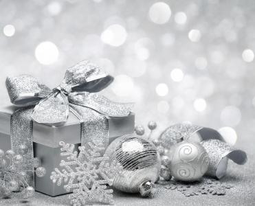 新年，圣诞节，新年，圣诞节，假期，球，饰品