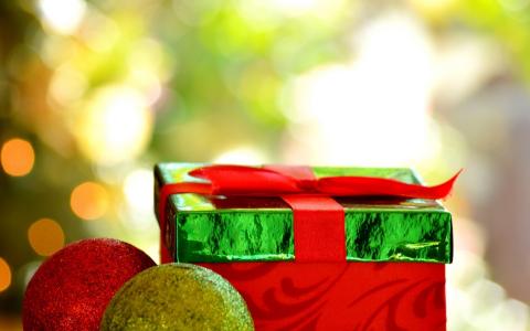 圣诞节，礼物，框，快乐，假期，快乐，新，一年