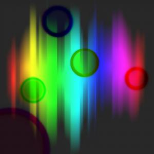 光谱，美丽，球，球，气泡，颜色，彩虹的颜色