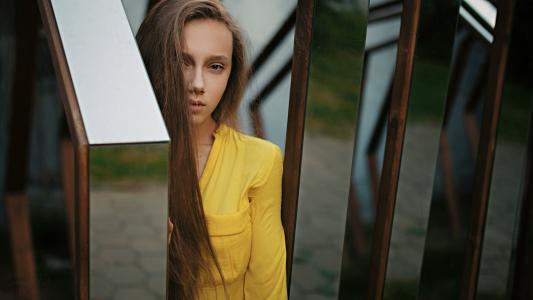 女孩，肖像，长头发，摄影师，谢尔盖Zhyrnov，谢尔盖·胖