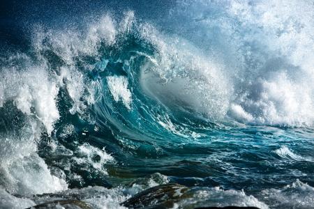 海，喷，水，波，缤纷的性质