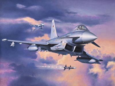 战斗机，飞机，欧洲台风，艺术，多用途，在