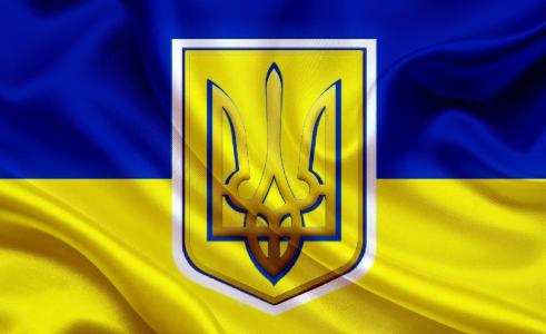 国旗，乌克兰，纹章，蓝色，黄色，颜色，美丽，爱国，一国，一权，photoshop
