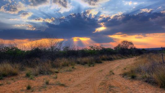 非洲，南非，纳米比亚，景观，云
