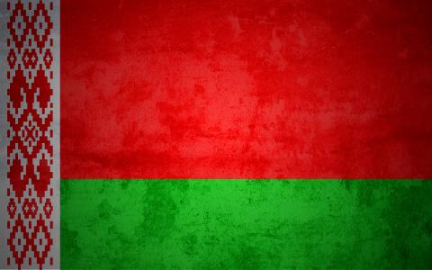 白俄罗斯，国旗，红色，绿色，横幅