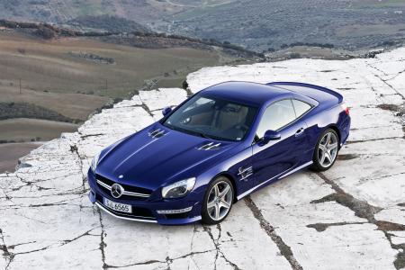 梅赛德斯 - 奔驰，蓝色，金属，2012，SL65，AMG