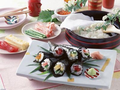芥末，菜，日本料理，鱼子酱，米饭