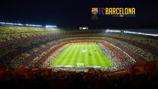 巴塞罗那足球俱乐部，巴塞罗那，加泰罗尼亚，西班牙，体育场，诺坎普，容量99354人，场地，足球，人