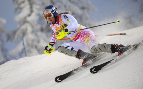 Lindsey vonn，高山滑雪