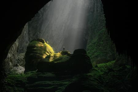 洞穴，越南，极端，娱乐，岩石，山脉，美丽