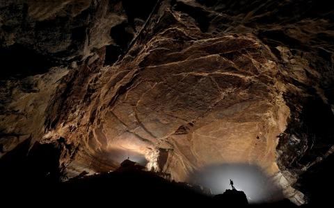 中国，三山洞洞穴系统，奇观，自然，美景，洞穴